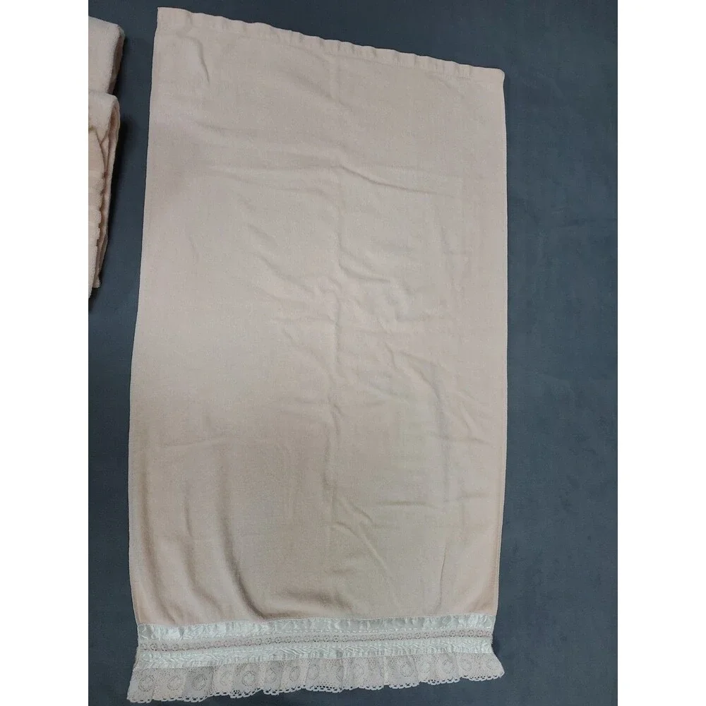 VTG Mixed Lot 6 Cotton Bath Towel Peach Colored Cannon Mills/Jillian Rose & more